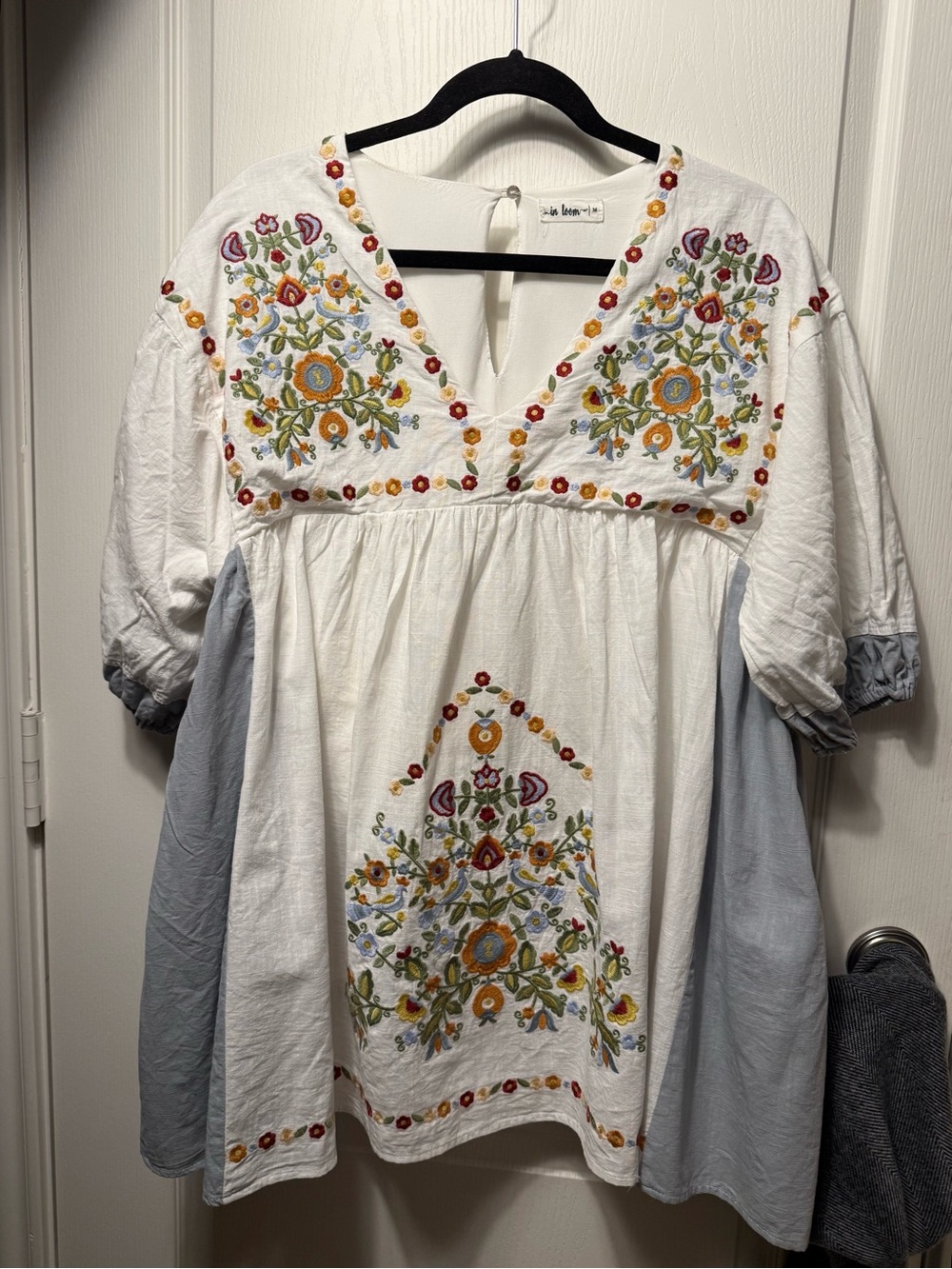 Playa Del Carmen Embroidered mini dress size M - Picture 9 of 17